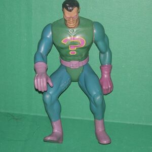 DC Comics The Riddler Action Figure 1994 Kenner Used The Legends Of Batman